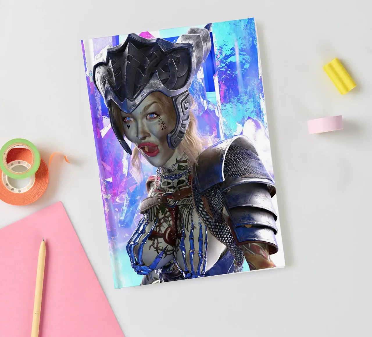 The Surprise of the Goddess Morrigan notebook by the-witcher