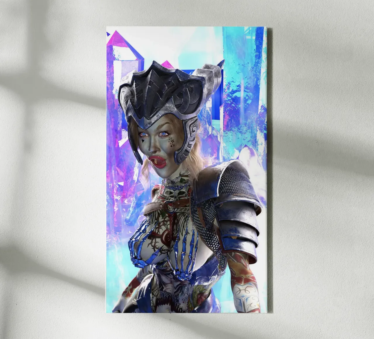 De verrassing van de godin Morrigan canvas met Baklijst van the-witcher