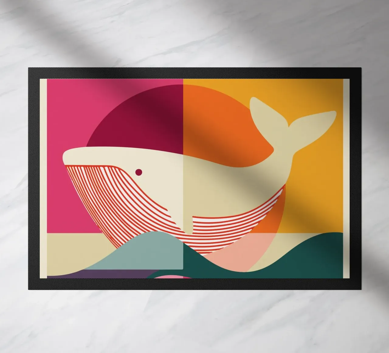 Balena e sole zerbino da Gaite