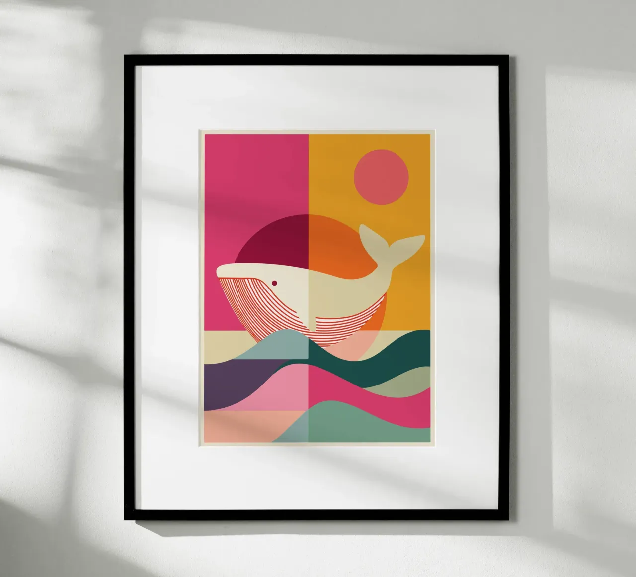 Balena e sole poster da Gaite