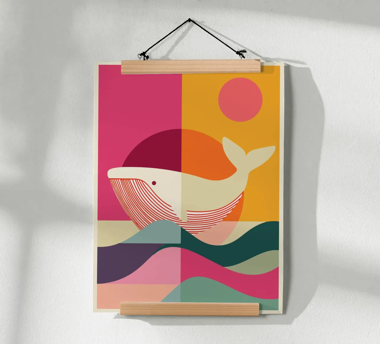 Balena e sole poster da Gaite