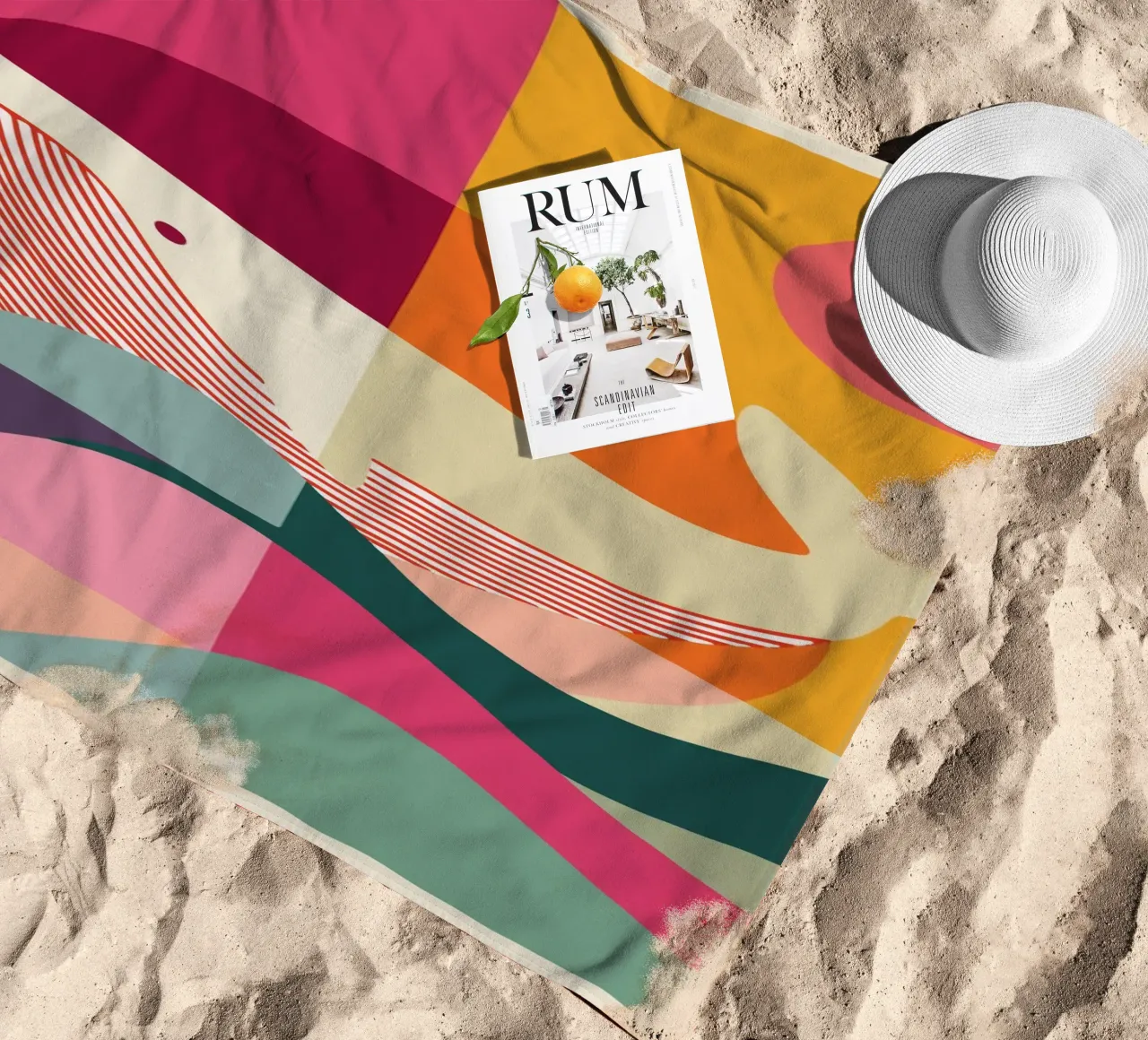 Balena e sole telo mare da Gaite