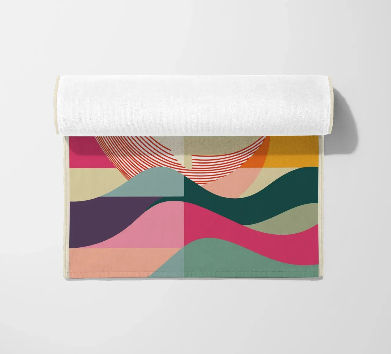 Balena e sole telo mare da Gaite