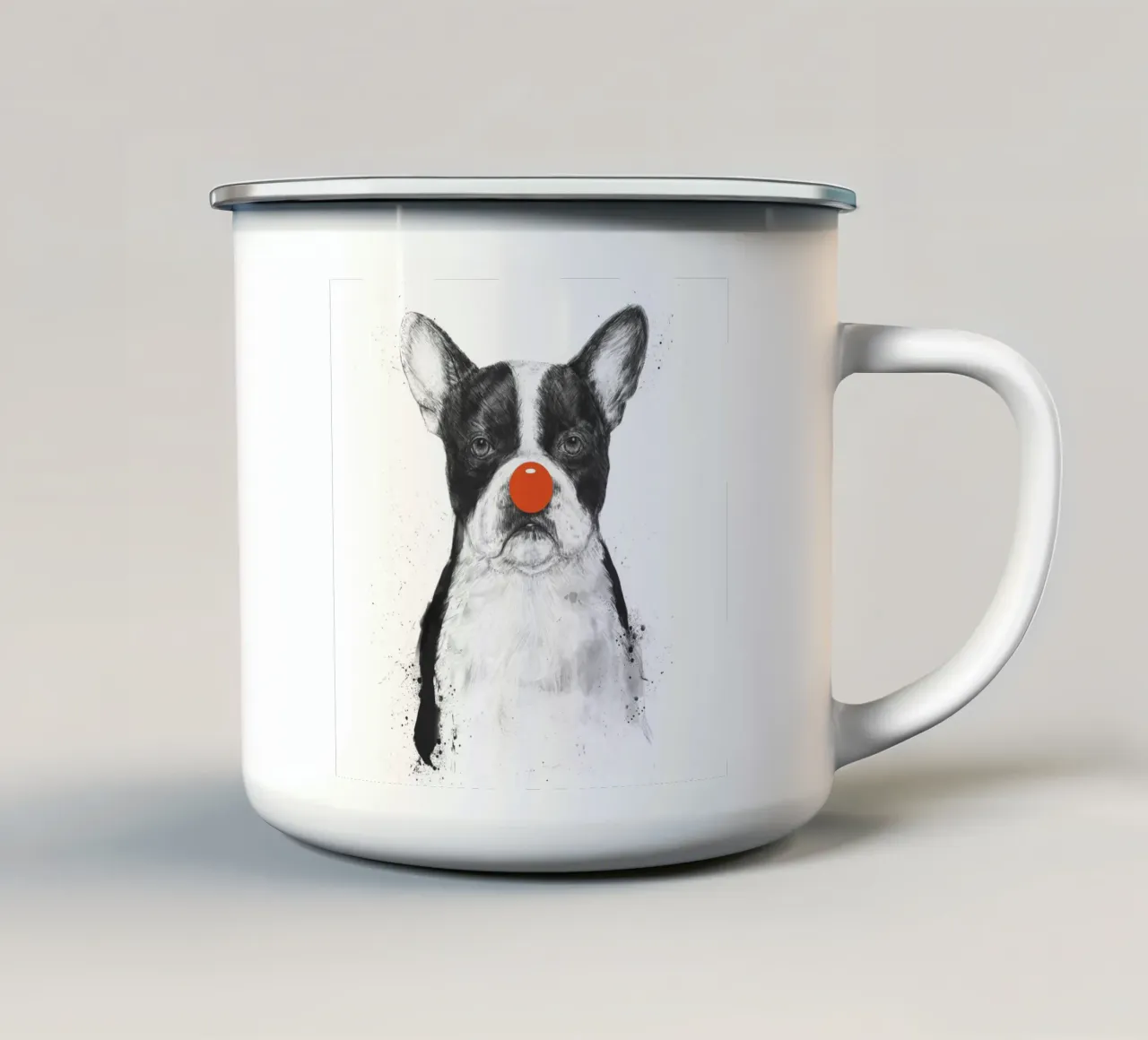 I'm not your clown tazza in smalto da Balazs Solti
