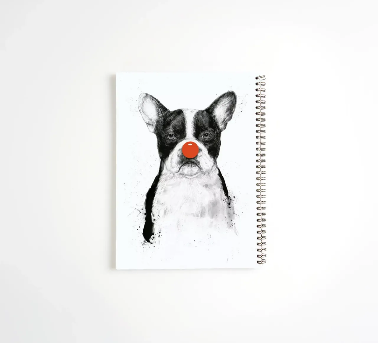 I'm not your clown spiral notebook by Balazs Solti