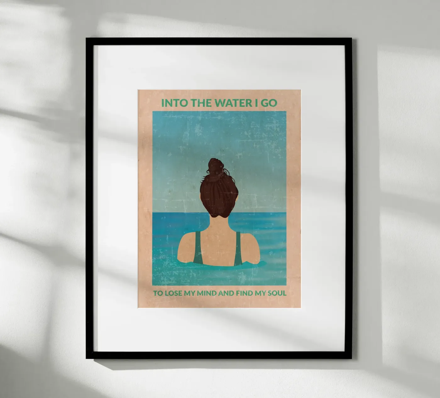 Dans l'eau poster de WallChart