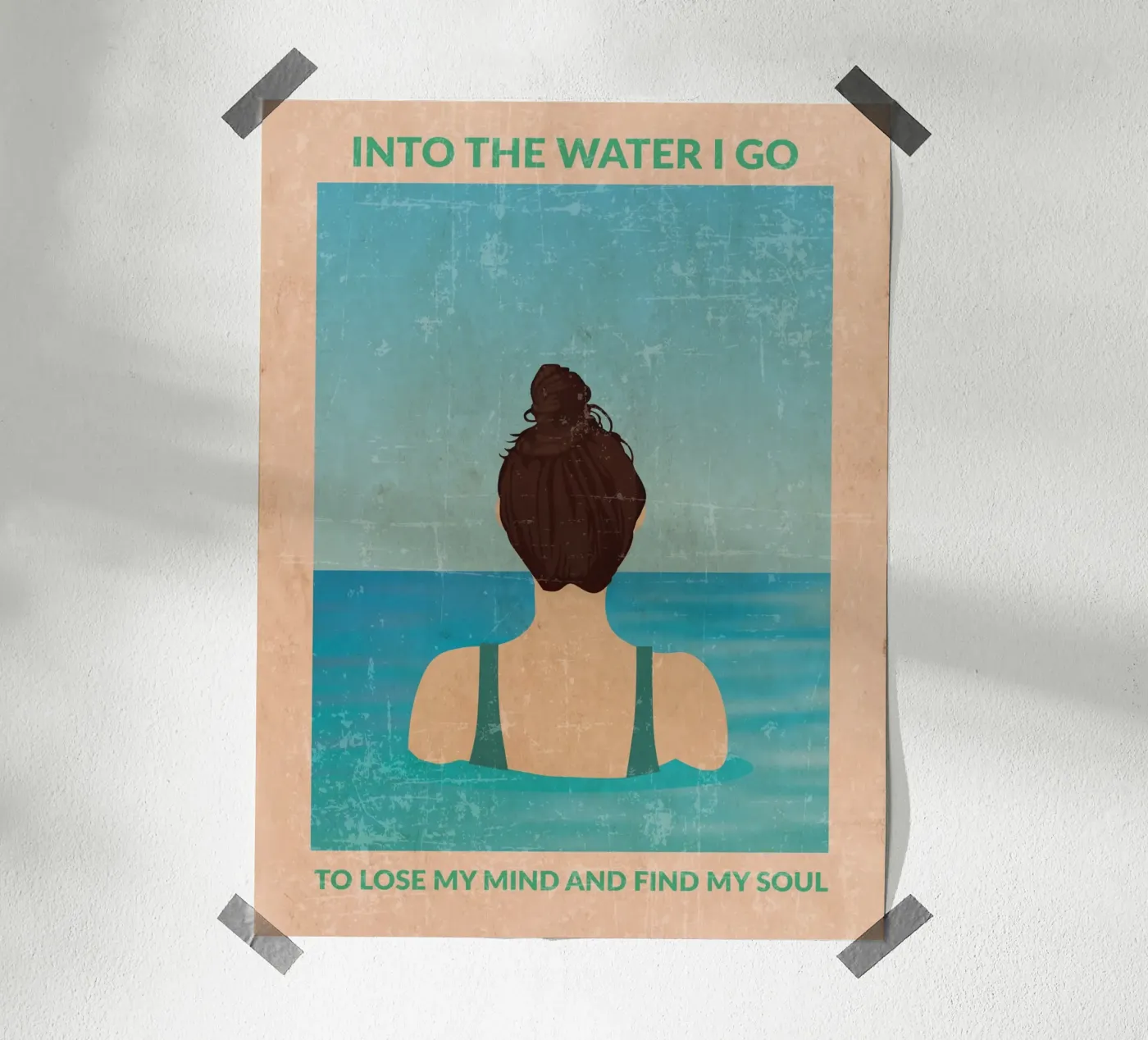 Dans l'eau poster de WallChart