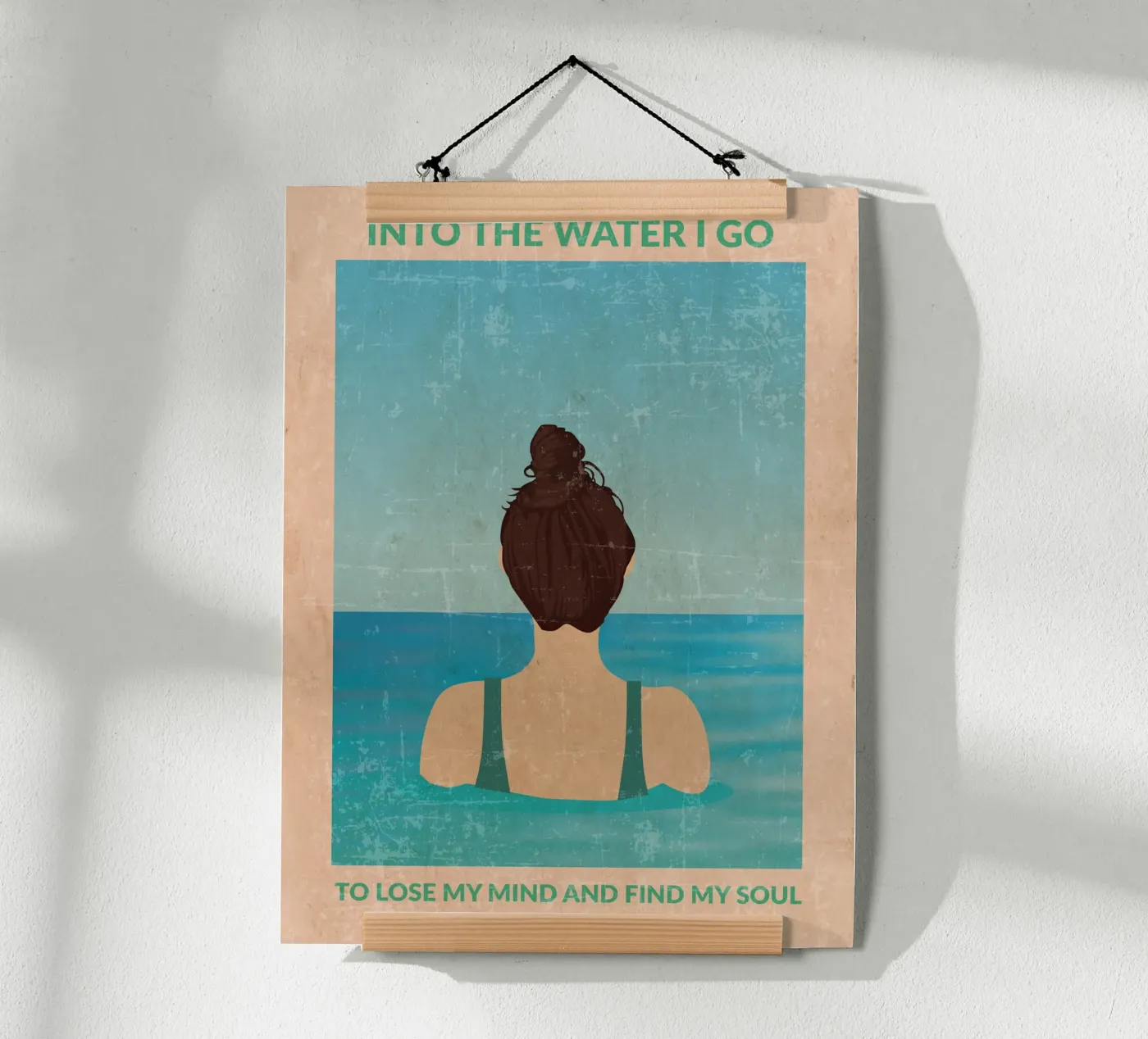 Dans l'eau poster de WallChart