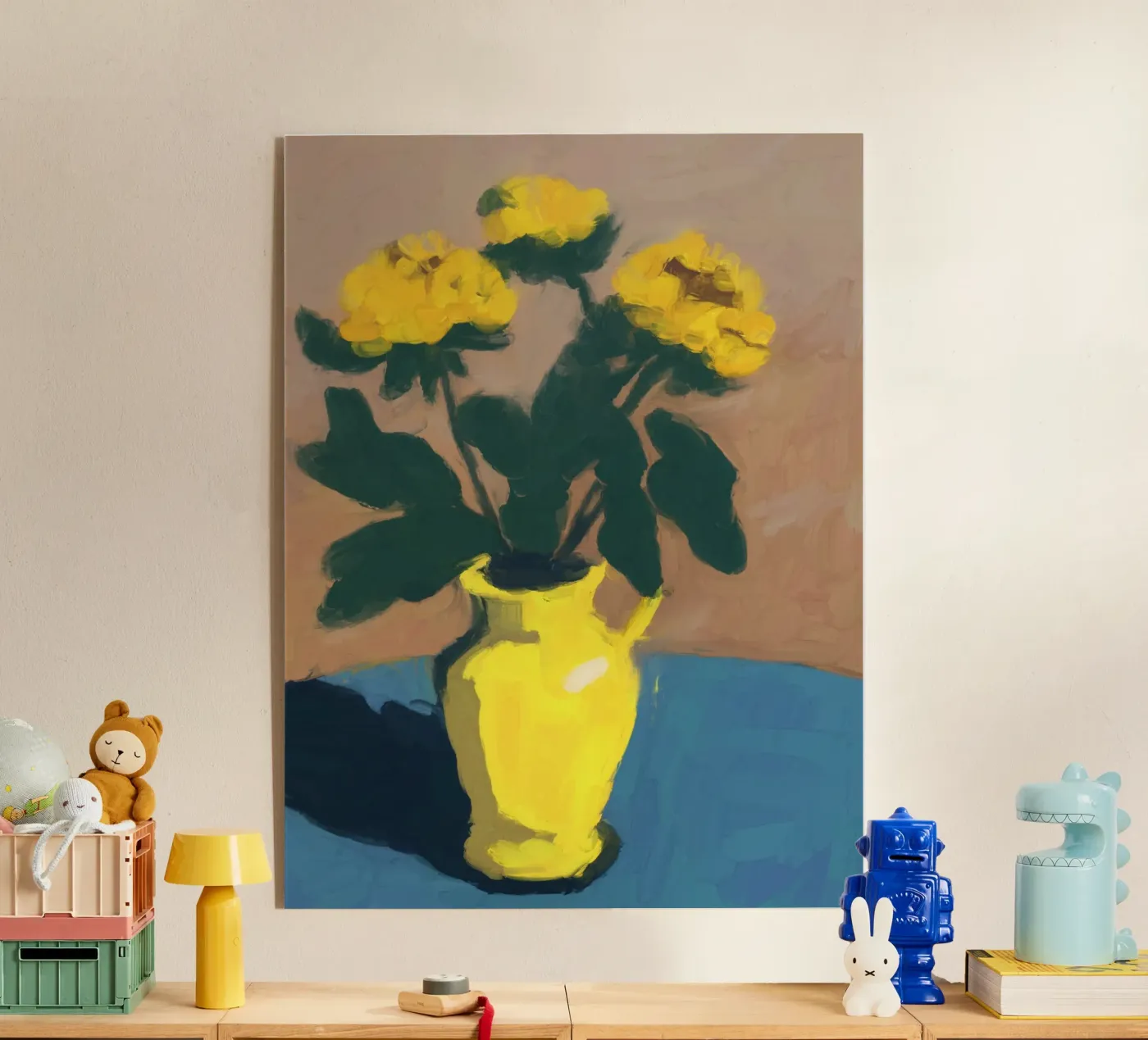 Sunflowers acrylic glass by Colourful Art