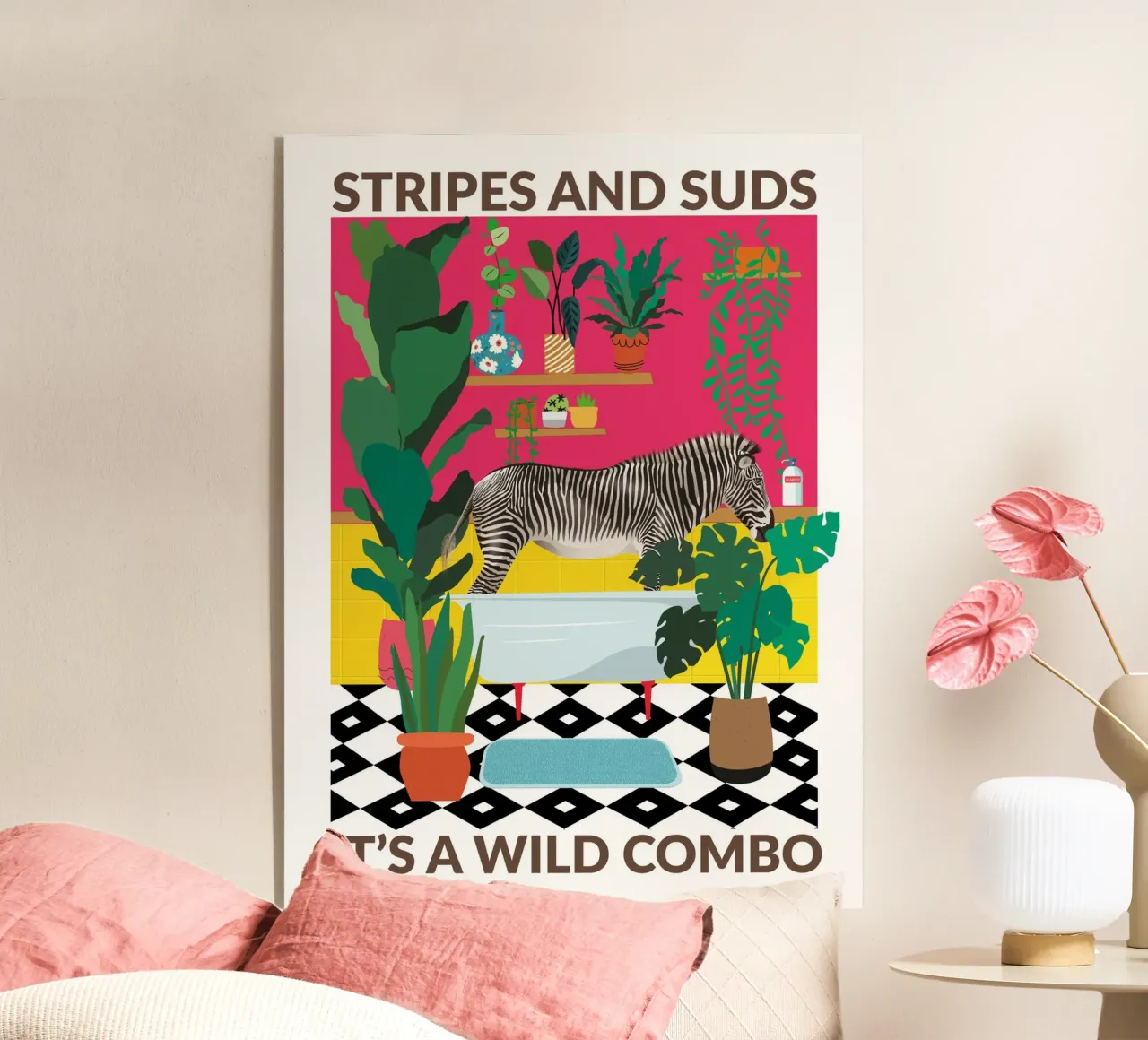 Stripes and Suds plexiglass da WallChart
