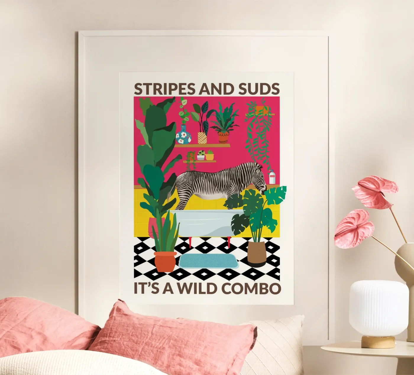 Stripes and Suds Poster von WallChart