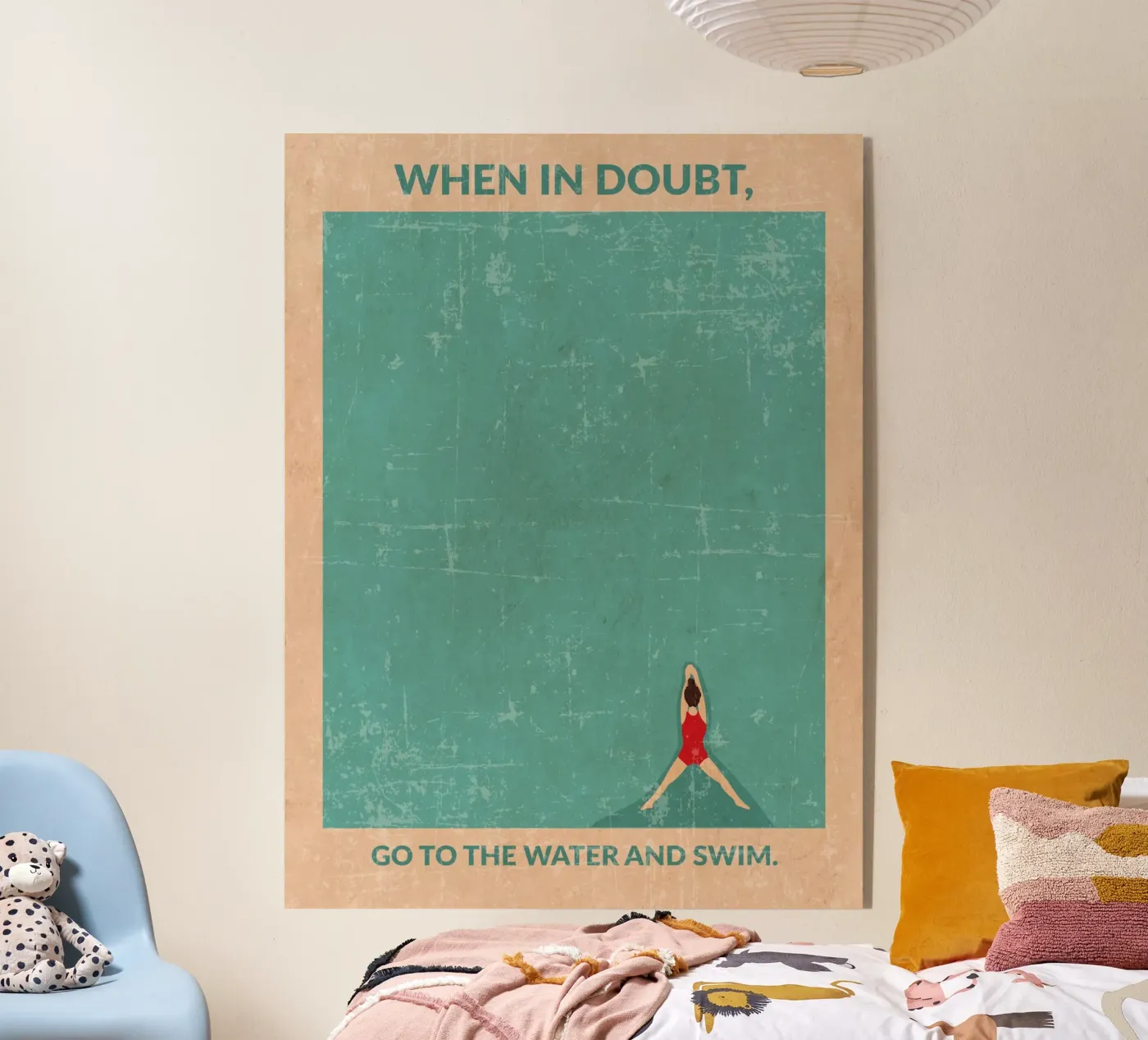 Eau libre plexiglas de WallChart