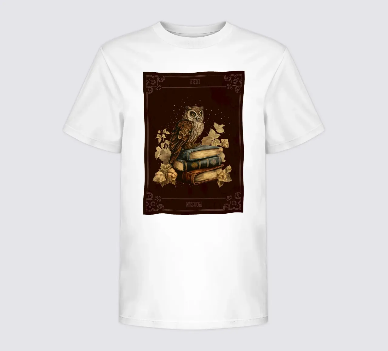 Owl & Books kids t-shirt by Luna & Noctua