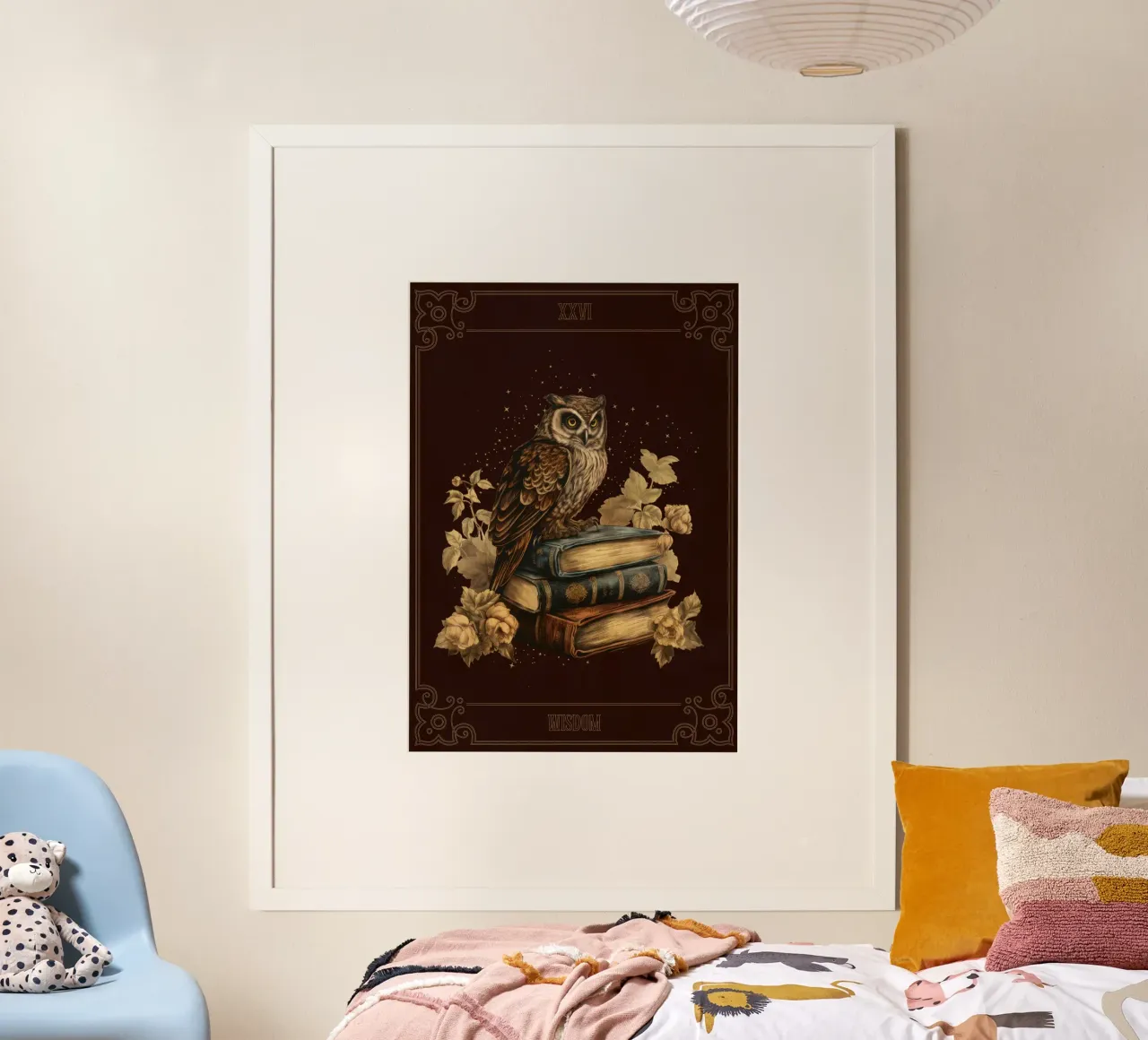 Gufo e libri poster da Luna & Noctua