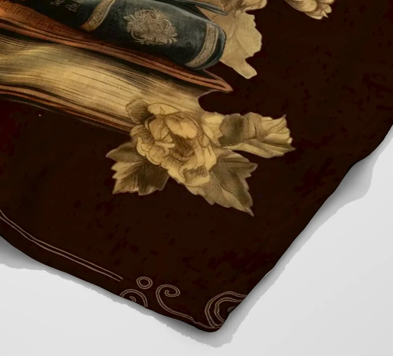 Gufo e libri coperta in pile da Luna & Noctua