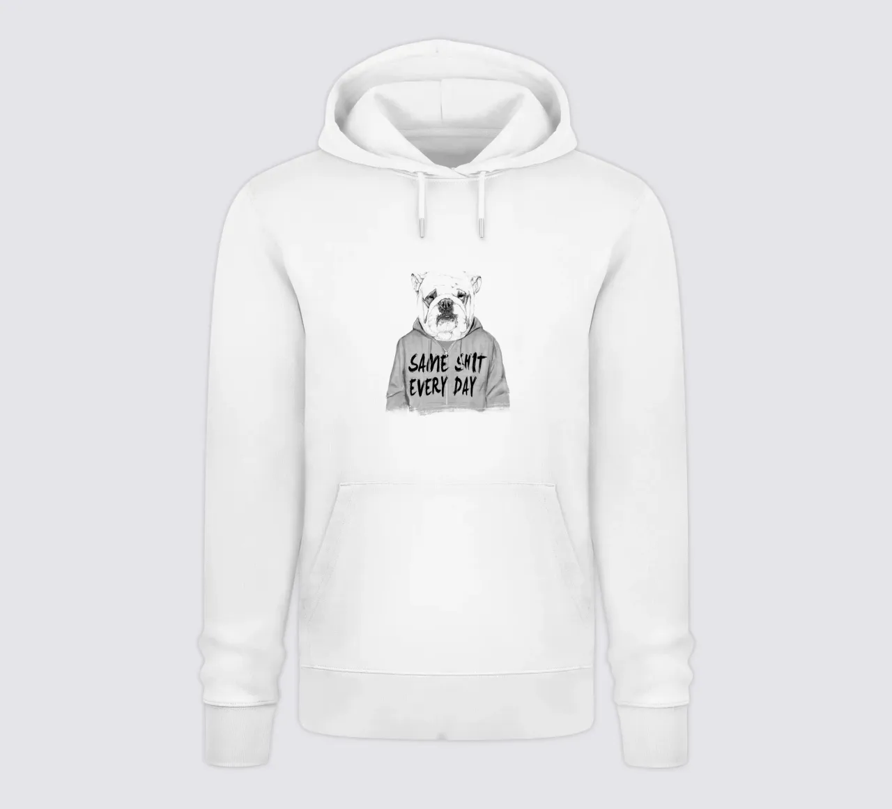 Same shit every day felpa con cappuccio da Balazs Solti