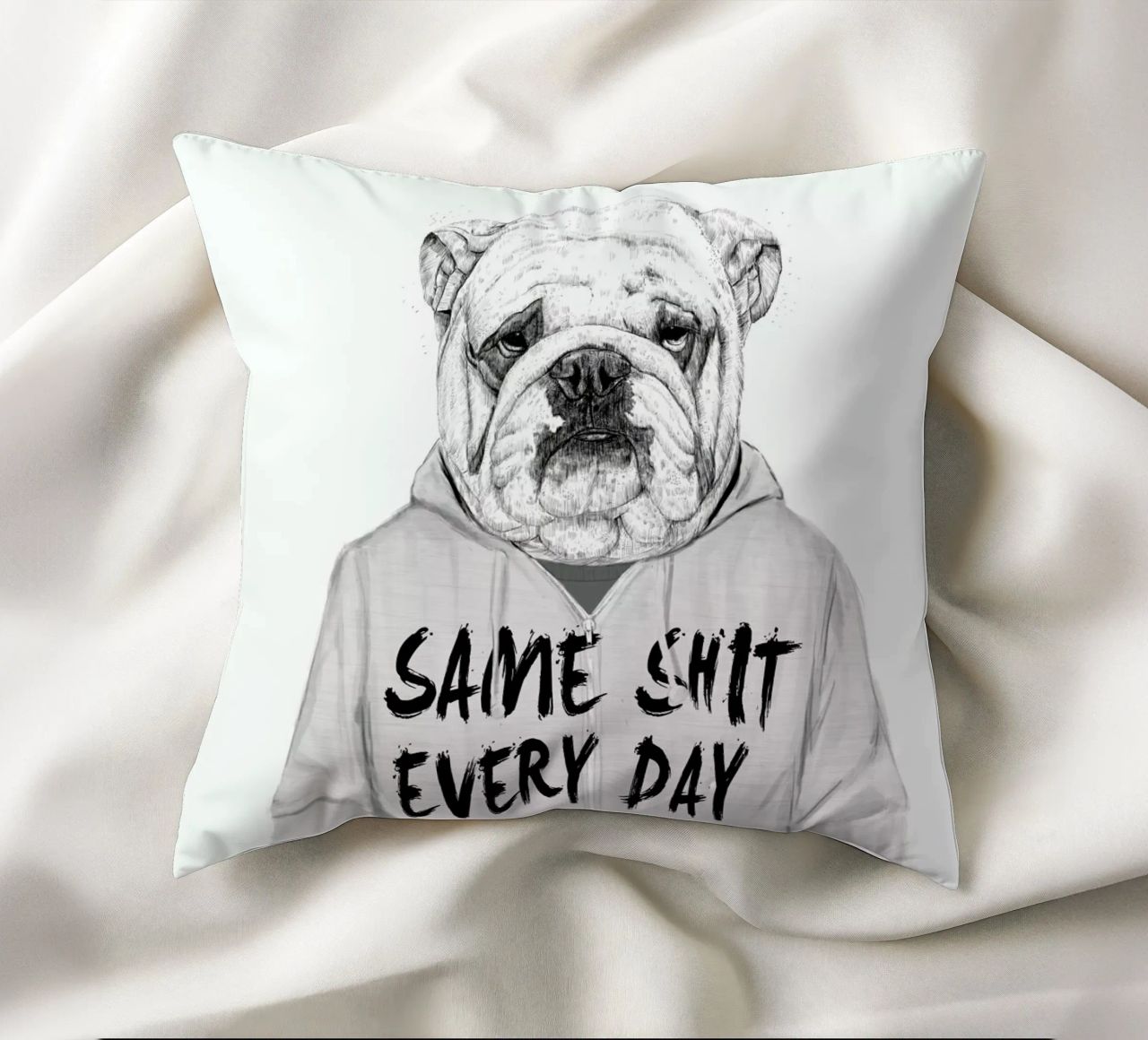 Same shit every day cuscino da Balazs Solti