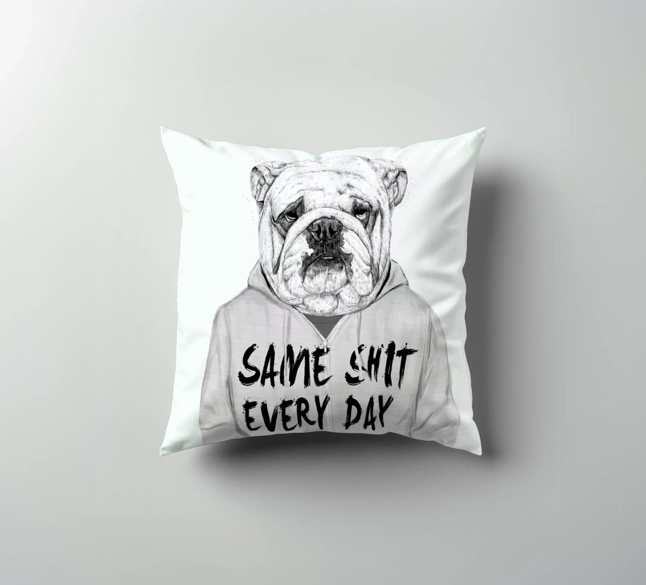 Same shit every day cuscino da Balazs Solti