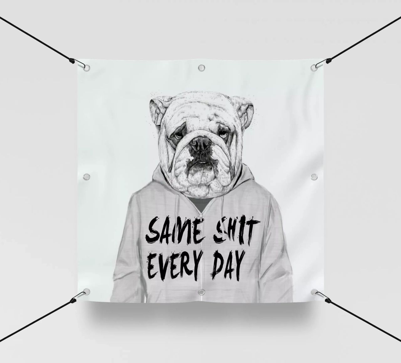 Same shit every day telo in pvc da Balazs Solti