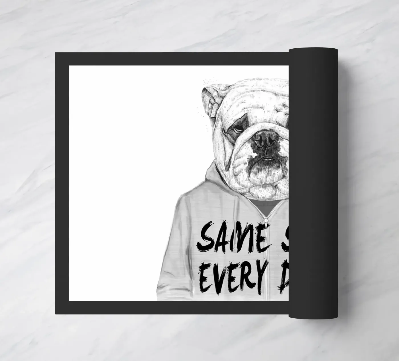 Same shit every day deurmat van Balazs Solti