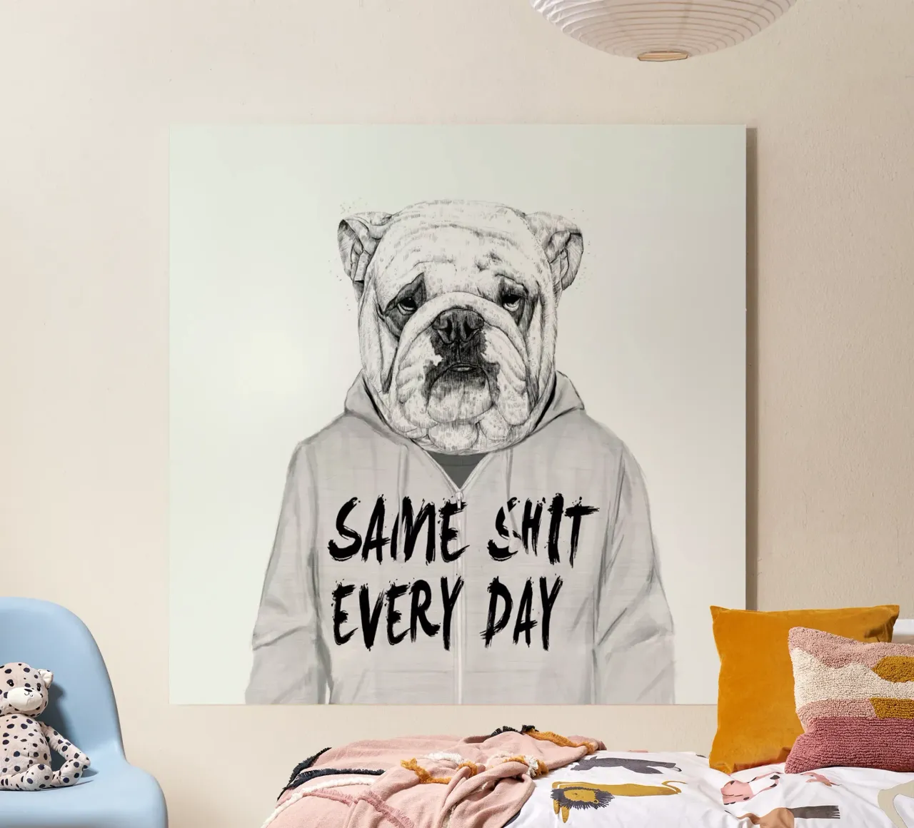 Same shit every day plexiglass da Balazs Solti