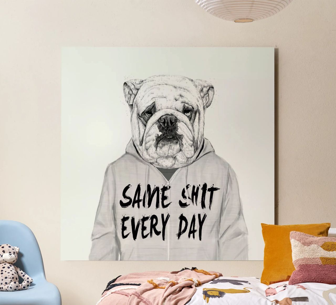 Same shit every day aluminio dibond de Balazs Solti