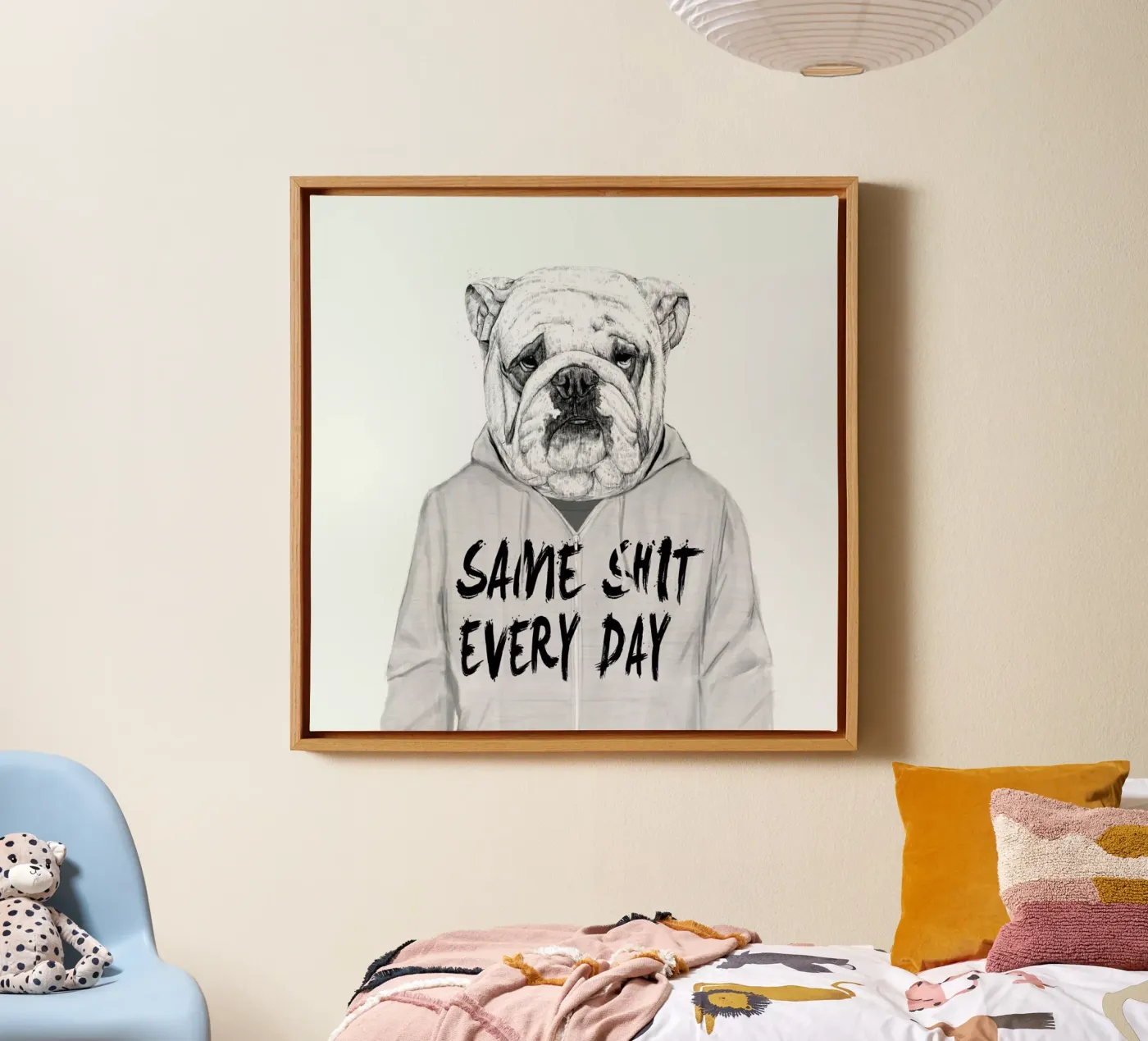 Same shit every day tela da Balazs Solti