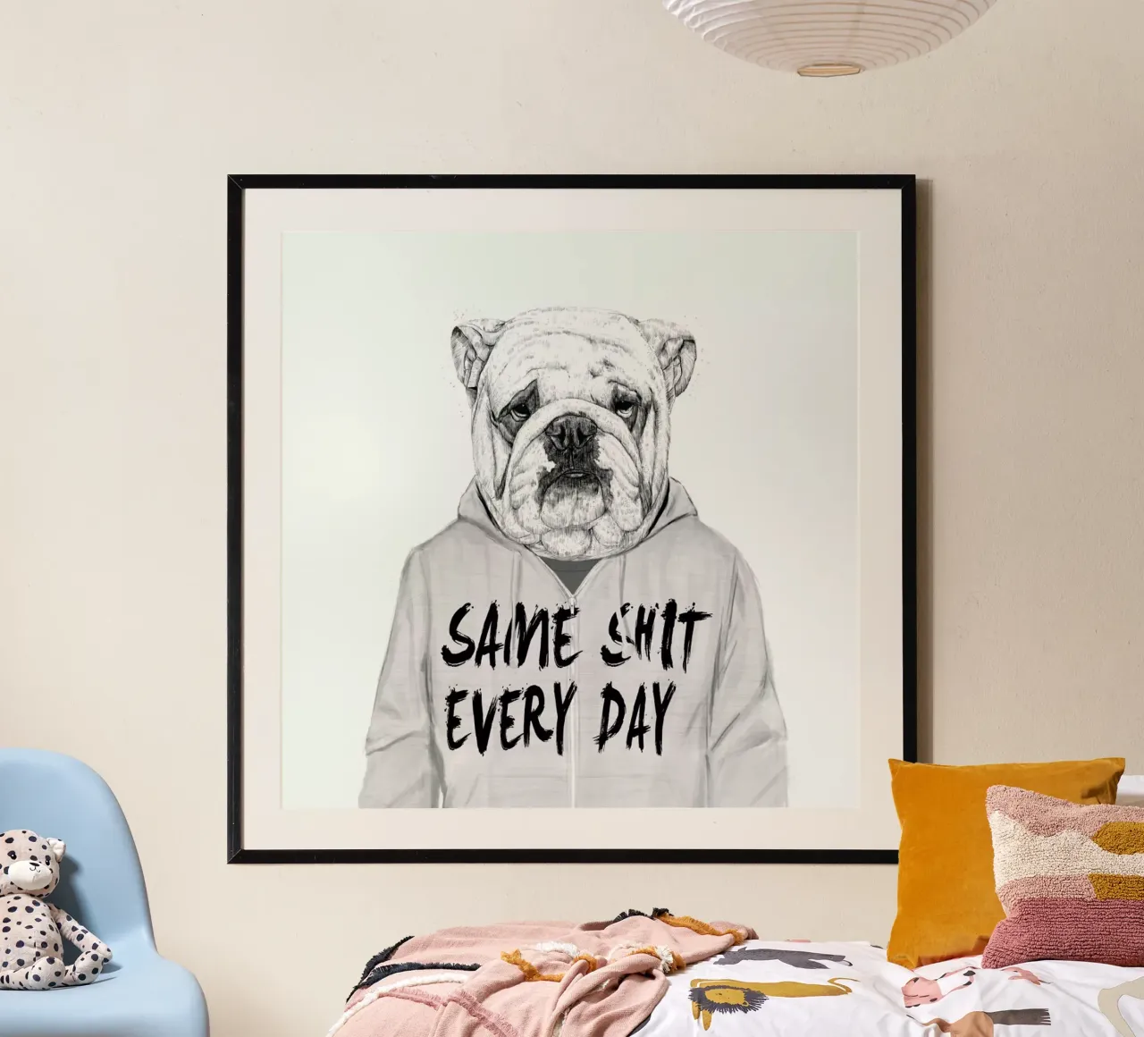 Same shit every day poster by Balazs Solti