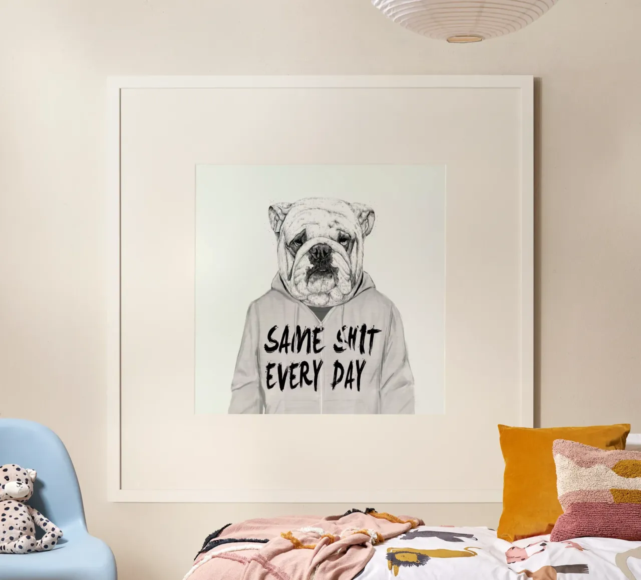 Same shit every day poster by Balazs Solti