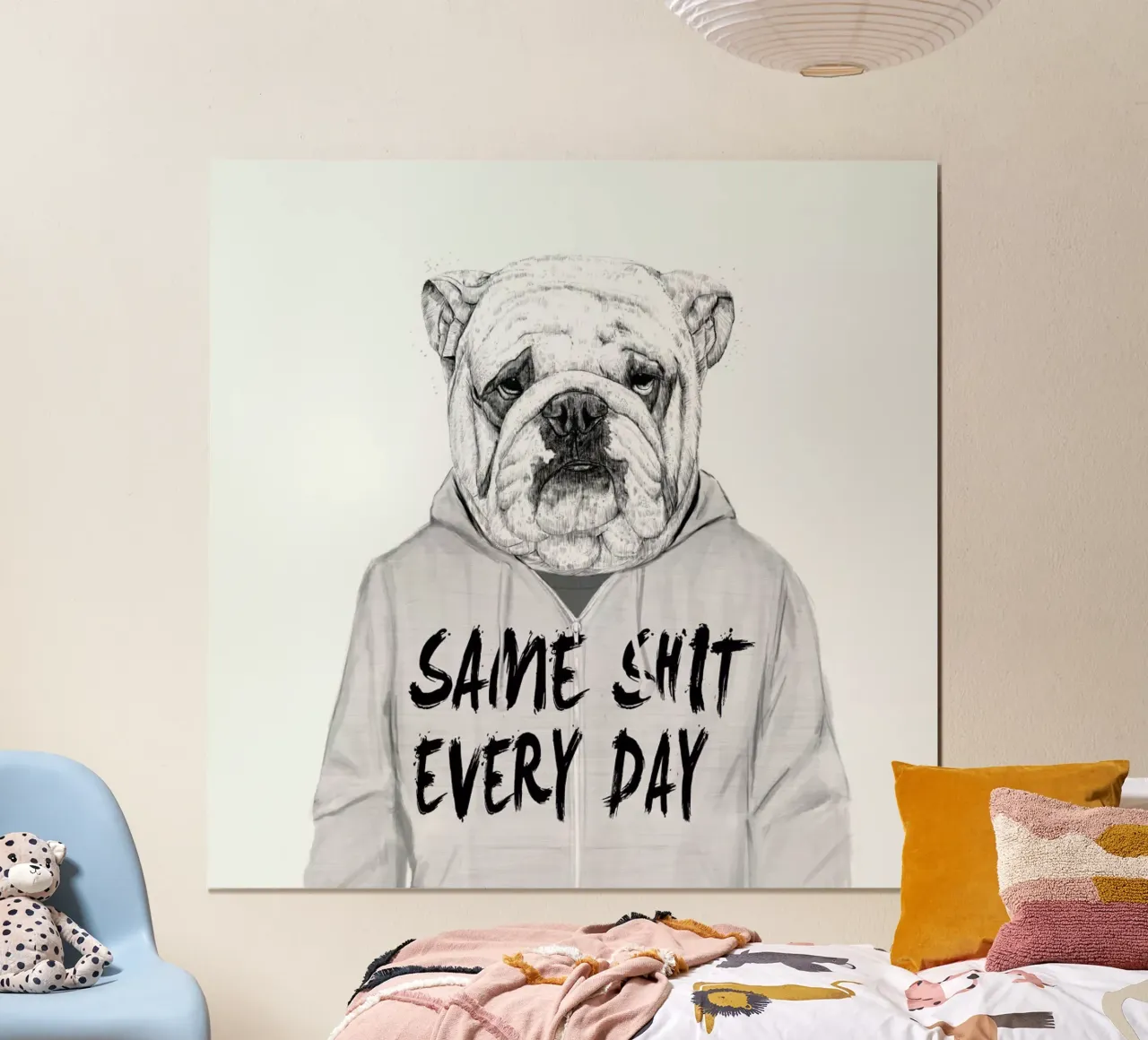 Same shit every day poster by Balazs Solti