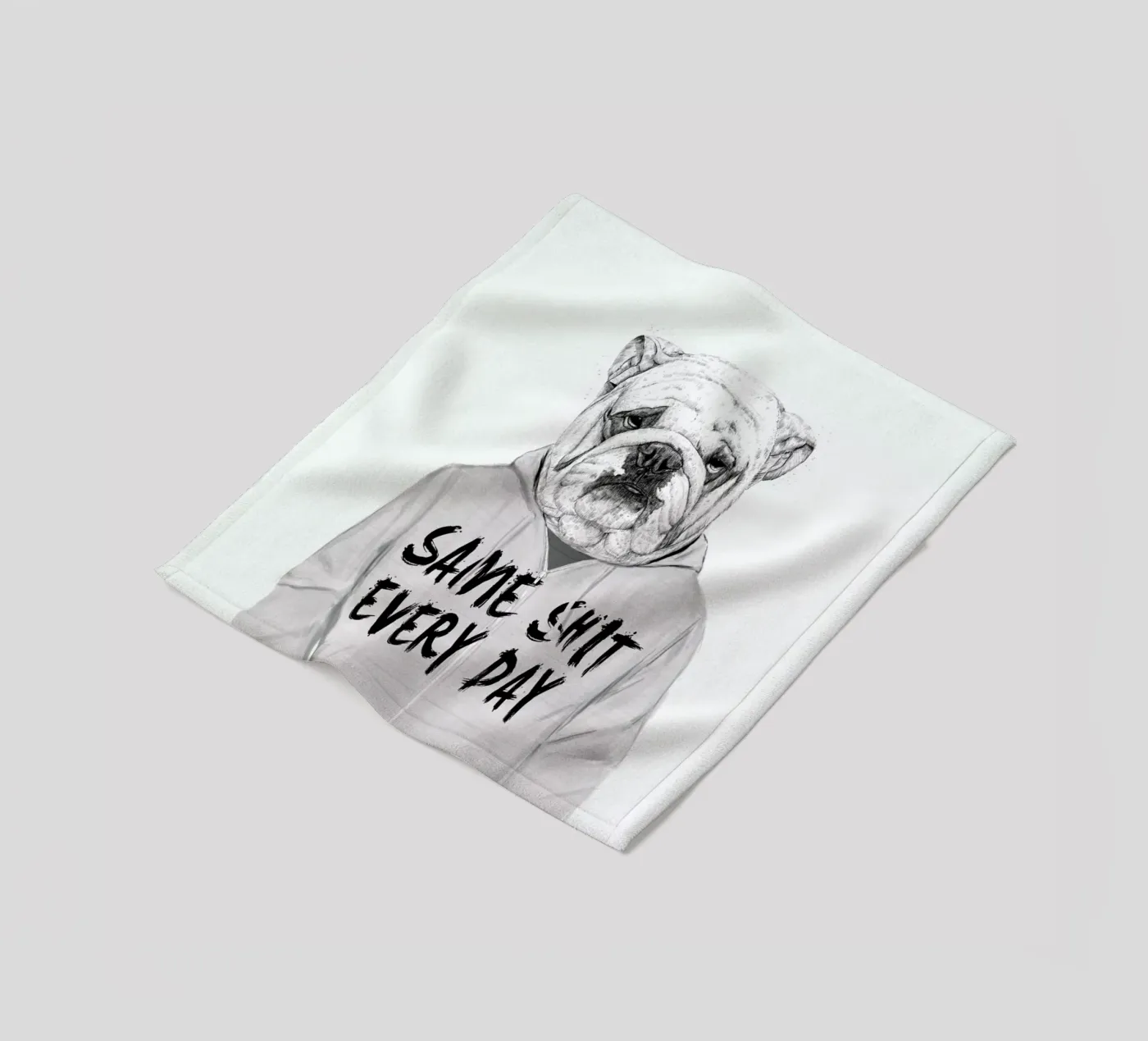 Same shit every day Fleecedecke von Balazs Solti