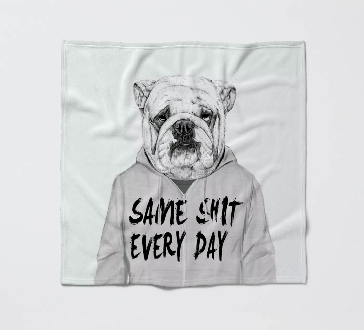 Same shit every day Fleecedecke von Balazs Solti