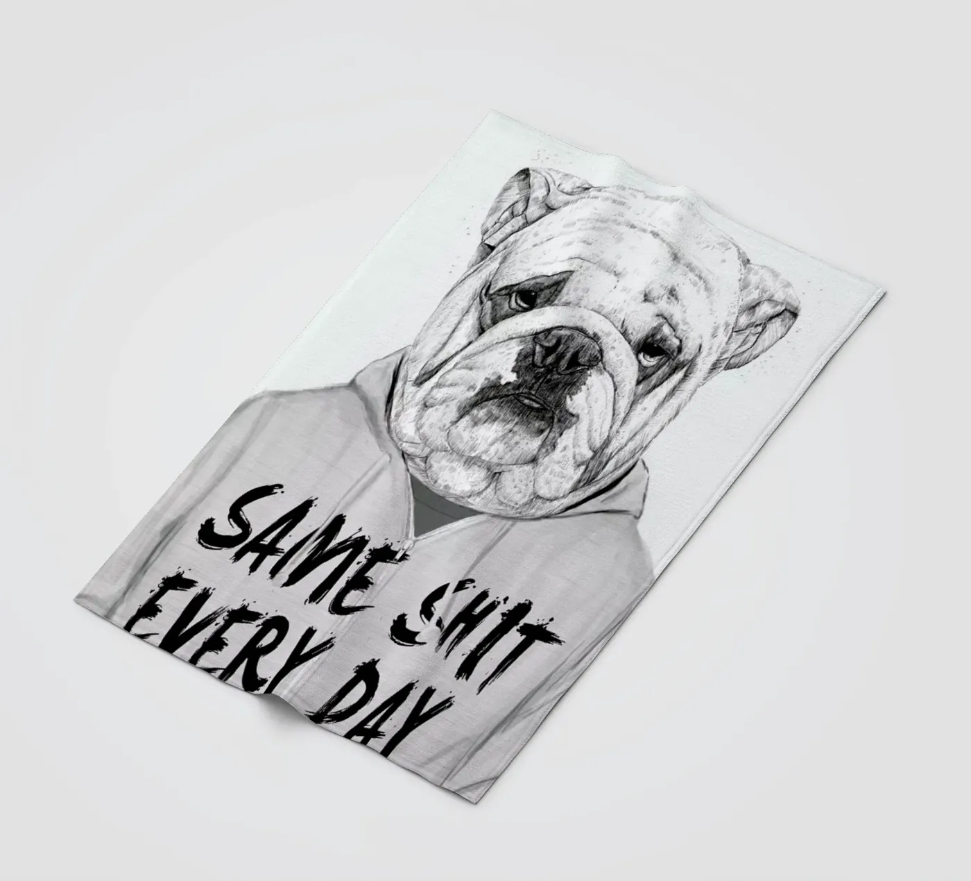 Same shit every day Fleecedecke von Balazs Solti