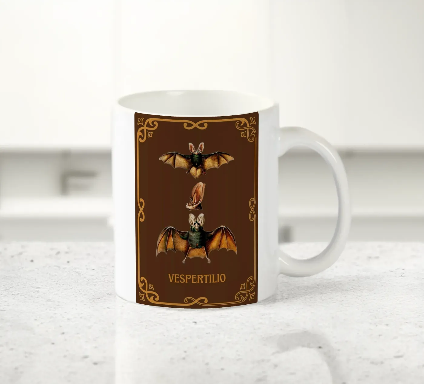 Bat ceramic mug by Luna & Noctua