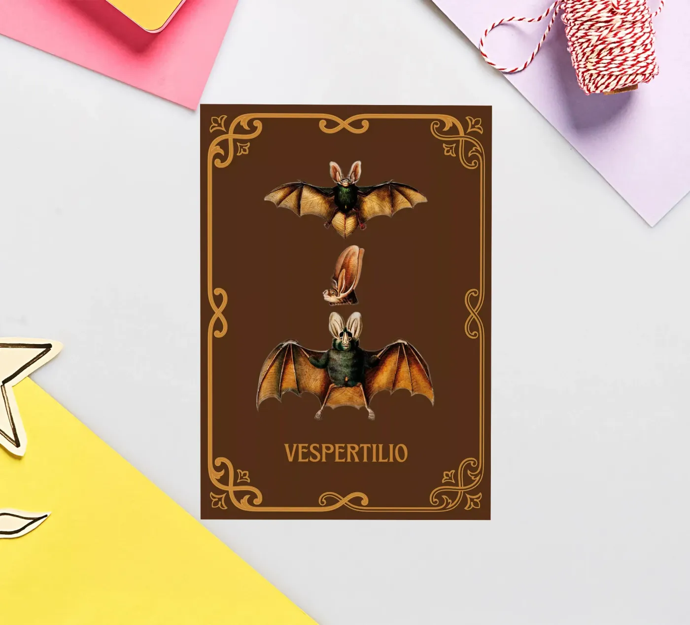 Bat sticker by Luna & Noctua