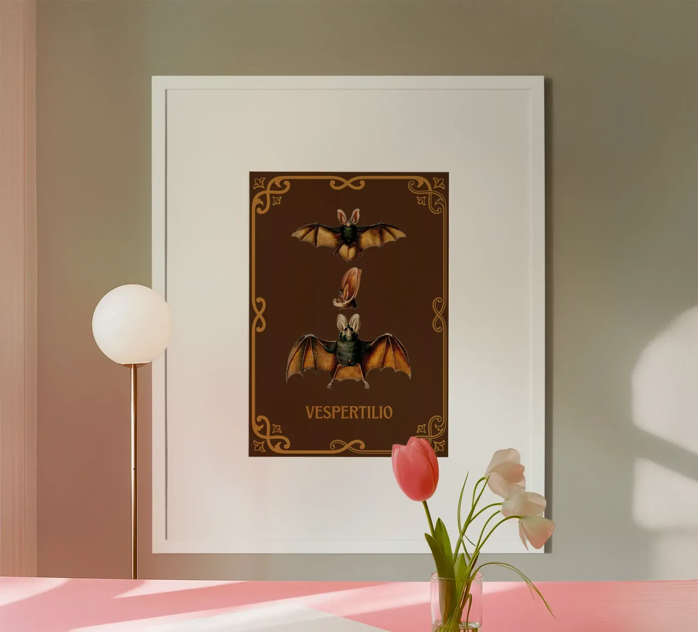 Bat poster van Luna & Noctua