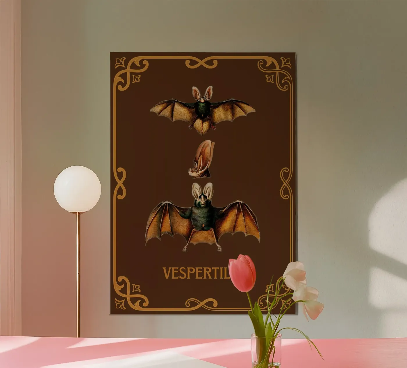 Bat poster van Luna & Noctua