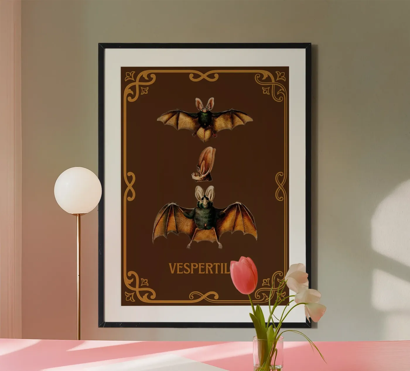 Bat poster van Luna & Noctua