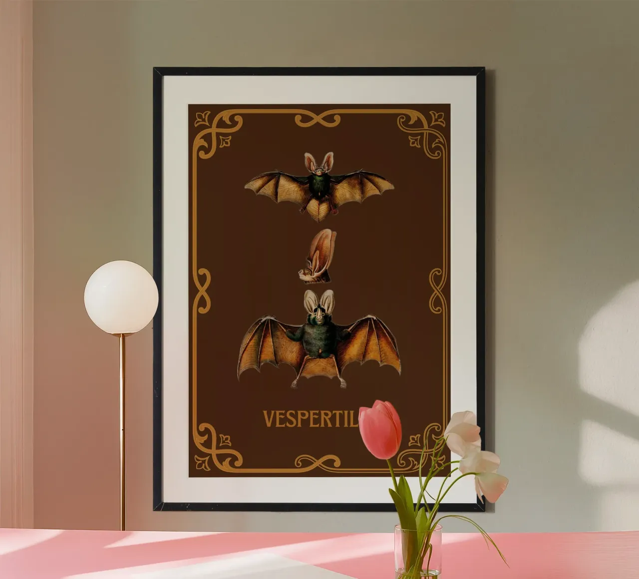 Bat poster by Luna & Noctua