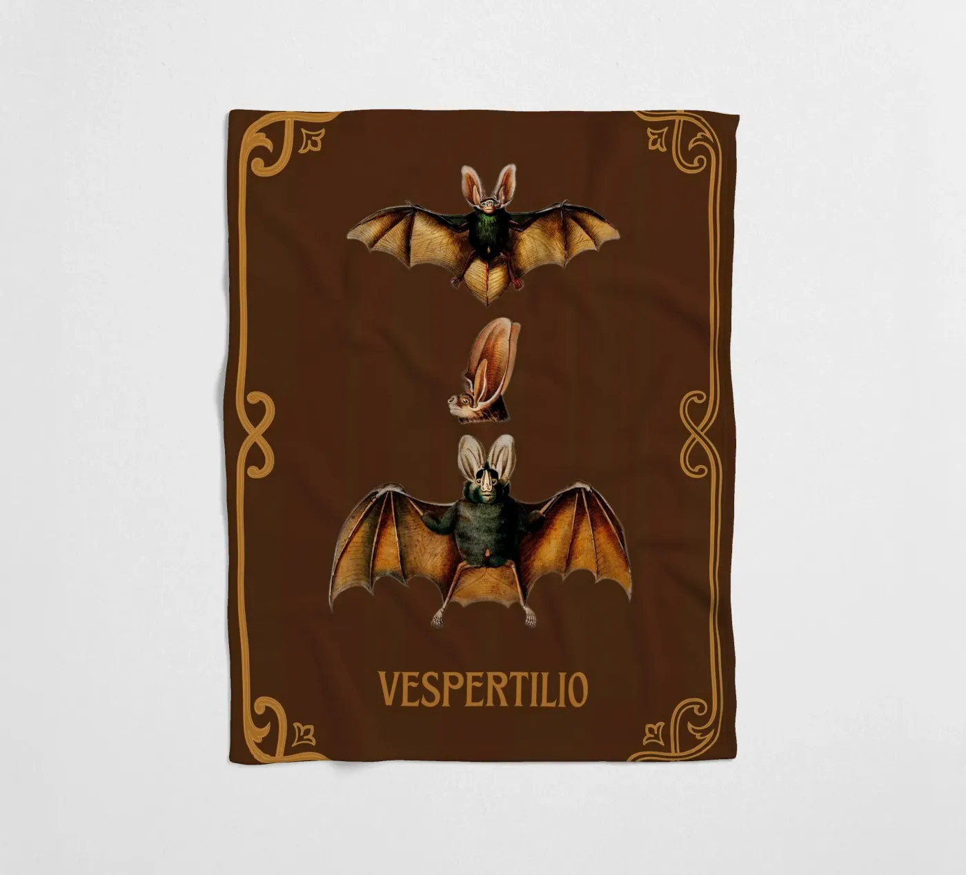 Pipistrello coperta in pile da Luna & Noctua