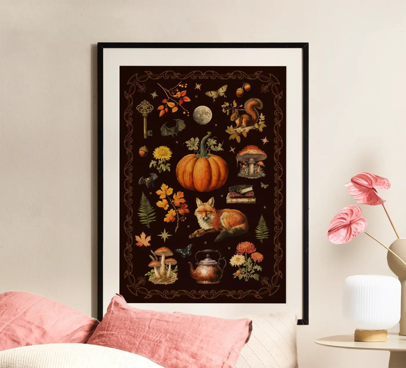 Autumn collage poster da Luna & Noctua
