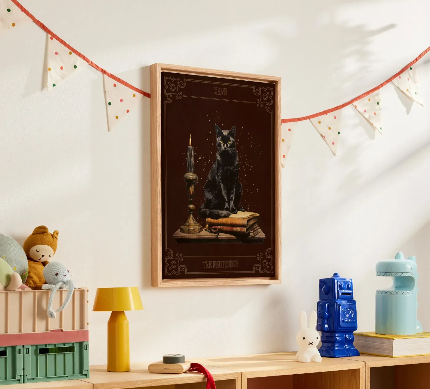 The Protector canvas by Luna & Noctua