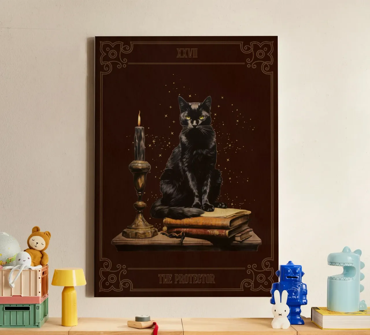 The Protector canvas by Luna & Noctua