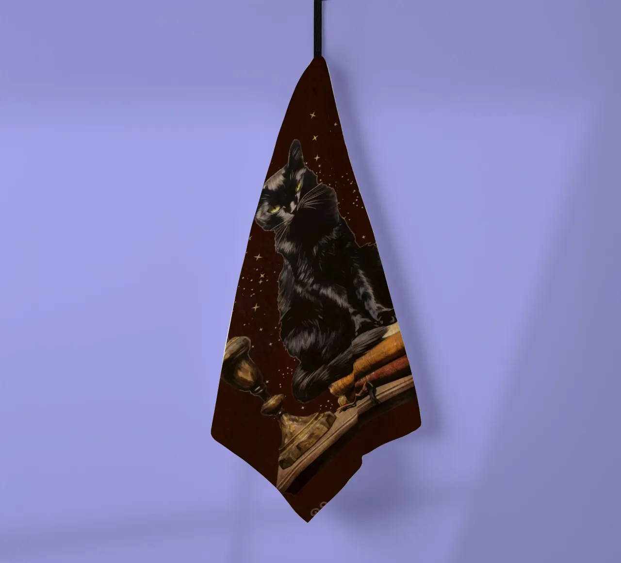The Protector tea towel by Luna & Noctua