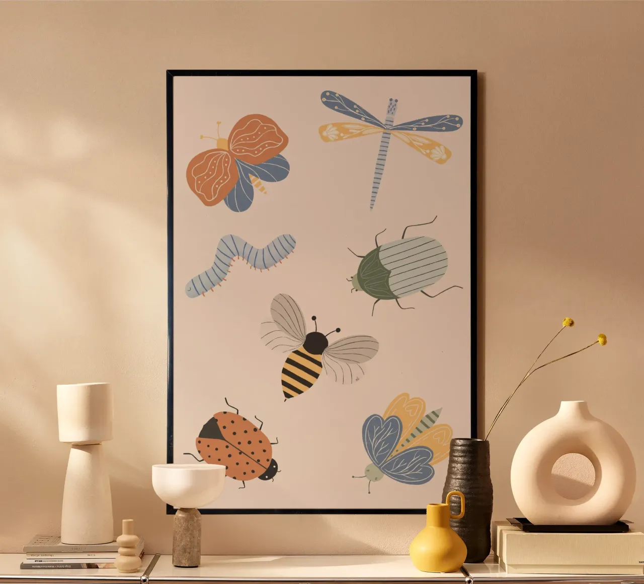 Cute Bugs poster by Menina Lisboa