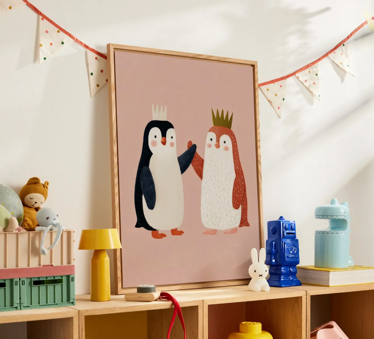 Amici pinguini plexiglass da Lille Verden