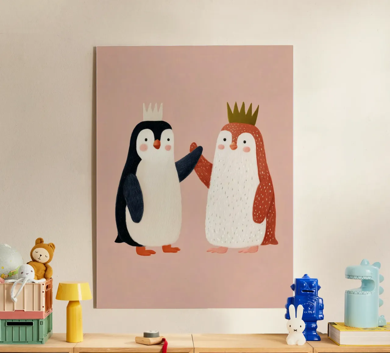 Amici pinguini plexiglass da Lille Verden