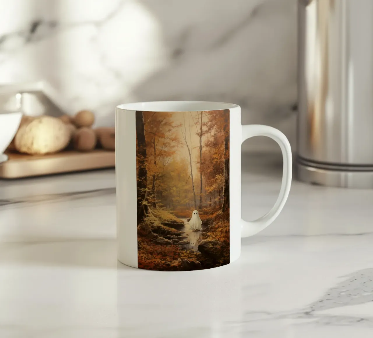 Esprit dans la forêt d'automne mug en céramique de Luna & Noctua