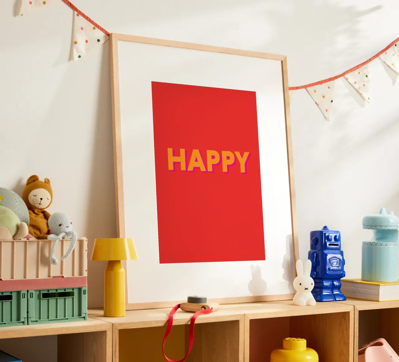 Happy poster da Typografik