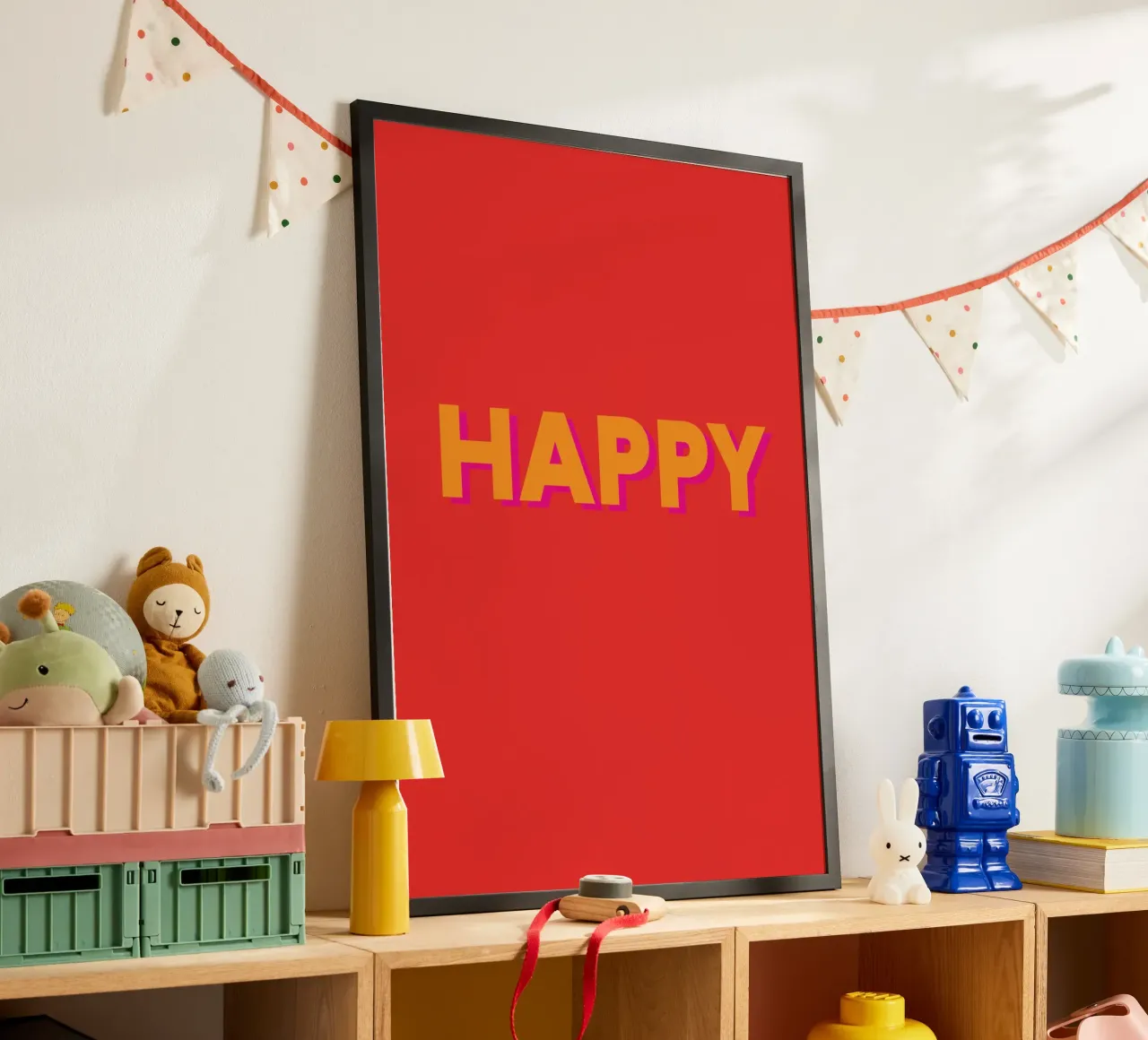 Happy poster da Typografik